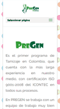 Mobile Screenshot of pregencolombia.com